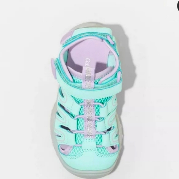 Toddler Afton Aqua Hiking sz 10 Sandals Cat & Jack - Picture 2 of 5